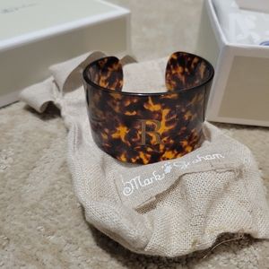 R cuff bracelet
